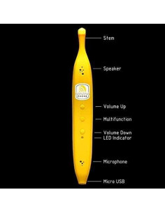 Teléfono Bluetooth Banana Único Amarillo para iPhone/Android 2