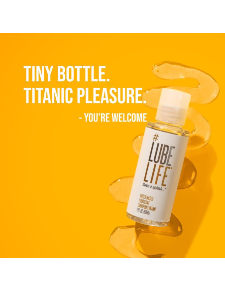 Lubricante Personal a Base de Agua LubeLife 59 ml - Vegano y Seguro