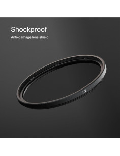 Filtro UV 37mm Urth - Ultra Delgado, 8 Capas de Protección 2