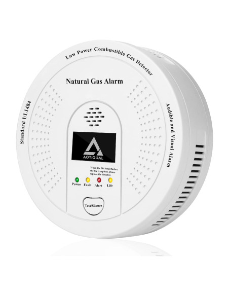 Detector de Gas Natural AOTIQUAL D730 con Alarma y Sensor Detector de Gas Natural AOTIQUAL D730 con Alarma y Sensor