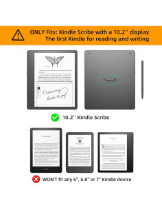 Funda WALNEW para Kindle Scribe 10.2" Mandala con soporte 2