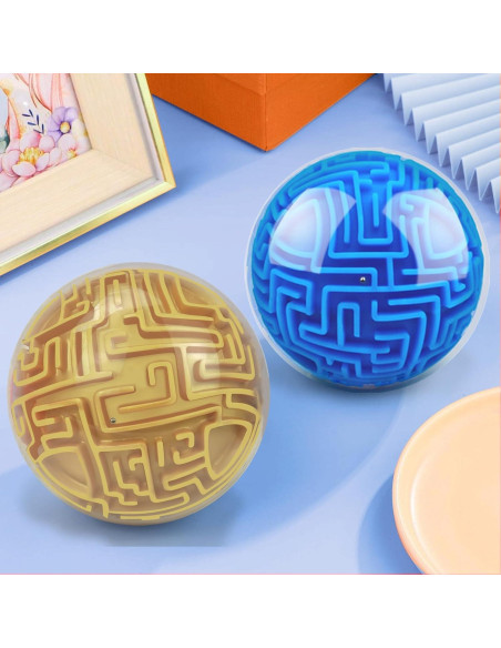 Juego de 2 Bolas Laberinto 3D Hymaz - Desafíos Mágicos