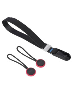 Correa de Muñeca para Cámara DSLR Ajustable Nylon Negro