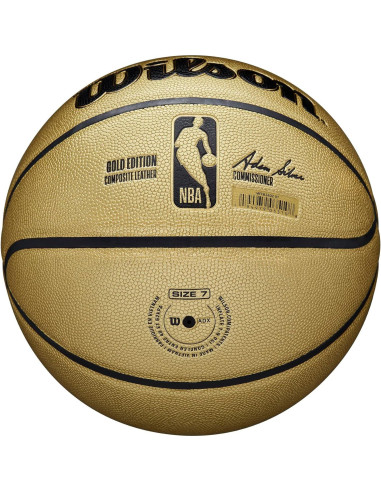 Balón de Baloncesto Wilson NBA Edición Oro Tamaño 7 74.93 cm