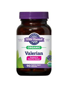 Valeriana Orgánica Certificada Cosecha Silvestre 900 mg 90 Cápsulas