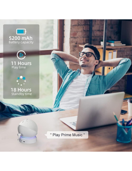 Base de batería portátil Liboer para Echo Dot 5 y Homepod Mini