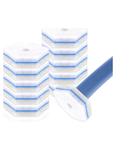 10 Recargas de Cabezas para Limpiador de Inodoro LYASILYHS