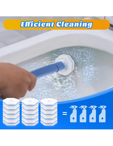 10 Recargas de Cabezas para Limpiador de Inodoro LYASILYHS