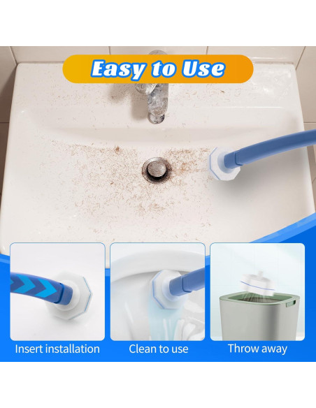 10 Recargas de Cabezas para Limpiador de Inodoro LYASILYHS