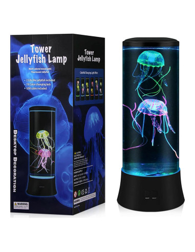 Lámpara de Medusa Flotante Meloki 38.1cm LED Cambio Color