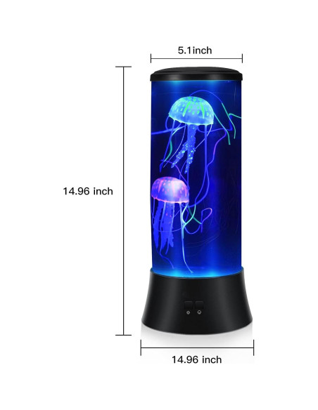 Lámpara de Medusa Flotante Meloki 38.1cm LED Cambio Color Lámpara de Medusa Flotante Meloki 38.1cm LED Cambio Color