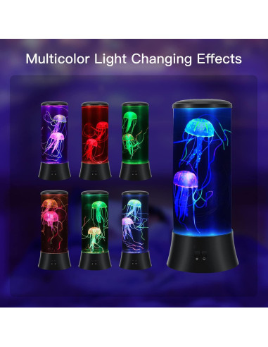 Lámpara de Medusa Flotante Meloki 38.1cm LED Cambio Color