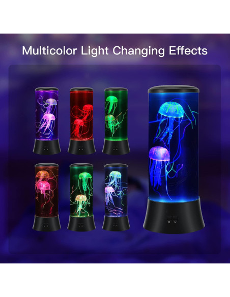 Lámpara de Medusa Flotante Meloki 38.1cm LED Cambio Color Lámpara de Medusa Flotante Meloki 38.1cm LED Cambio Color