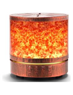 Difusor de Aceite Esencial DqBaoKuan 400ml con Lámpara de Sal