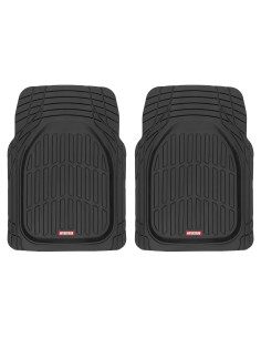 Alfombrillas de Piso Motor Trend 2P Caucho Negro Recortables