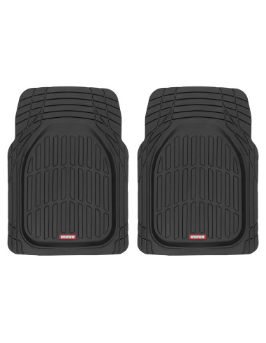 Alfombrillas de Piso Motor Trend 2P Caucho Negro Recortables
