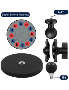 Soporte de Cámara Magnético USMALLBEE USMG-01 8.8 cm 2