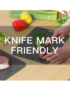 Juego de 3 Tablas de Cortar JOYZAN TPU Antideslizantes 21x39 cm 2