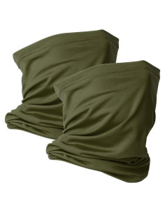 Bufanda de Cuello VULKIT Reutilizable UV Verde Militar