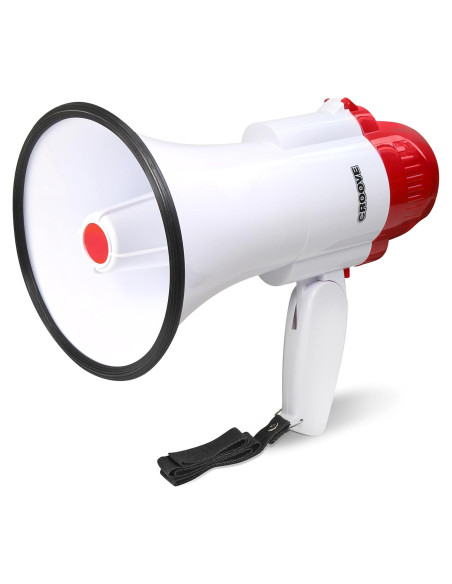 Megáfono Croove FBA_733 30W con Sirena y Música