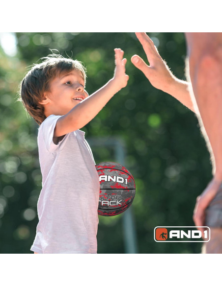 Set de 3 Mini Balones de Baloncesto AND1 para Niños 10 cm
