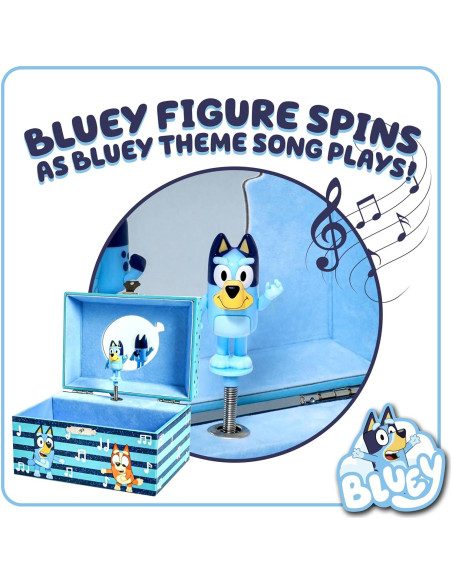 Caja de Joyería Musical Bluey Mini Tesoros 15.2x11.8 cm