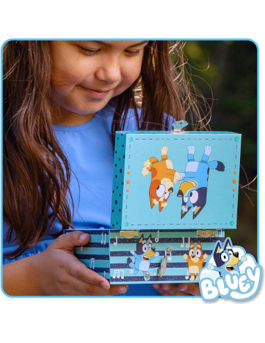 Caja de Joyería Musical Bluey Mini Tesoros 15.2x11.8 cm