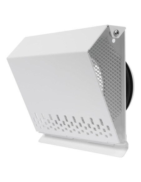 Cubierta de Ventilación 10 cm Vent Systems Acero Galvanizado Blanco