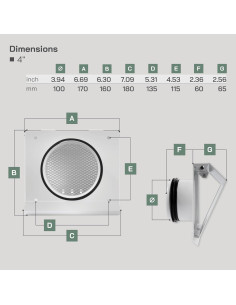 Cubierta de Ventilación 10 cm Vent Systems Acero Galvanizado Blanco 2