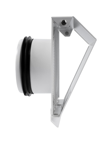 Cubierta de Ventilación 10 cm Vent Systems Acero Galvanizado Blanco