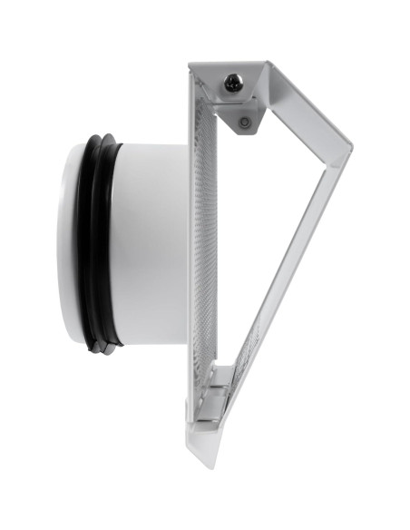 Cubierta de Ventilación 10 cm Vent Systems Acero Galvanizado Blanco