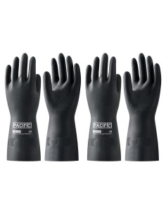 Guantes Químicos PACIFIC PPE M/8 Resistentes al Ácido y Aceite