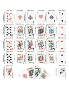 Toppers de Cupcakes de Póker Rsstarxi - 52 Decoraciones Comestibles 2