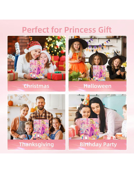 Tienda de Juego Castillo de Princesa LXDHSRTA Rosa 13 Piezas