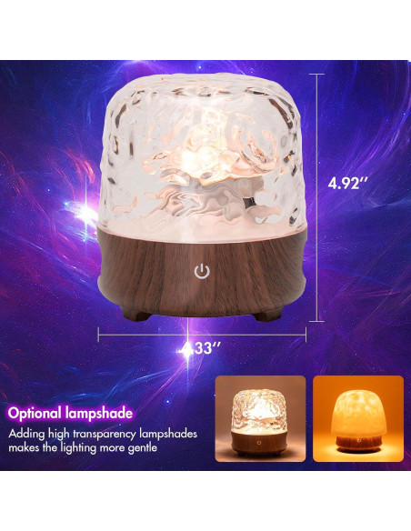 Proyector de Techo 1UX CY-01 Luz Aurora 16 Colores Control Remoto