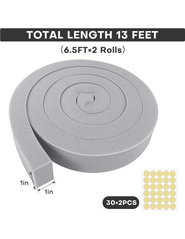 Kit de Sello para Ventana de Aire Acondicionado FoamJoy - 2 Piezas