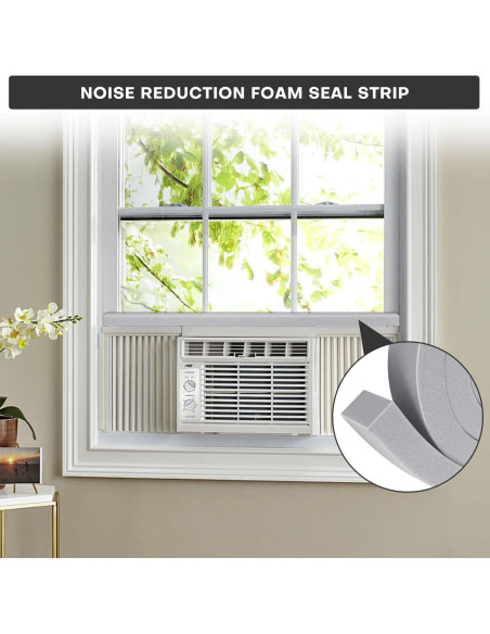 Kit de Sello para Ventana de Aire Acondicionado FoamJoy - 2 Piezas