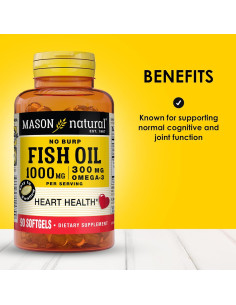 Suplemento Omega 3 Mason Natural 1000mg 90 Gelatinas Blandas 2
