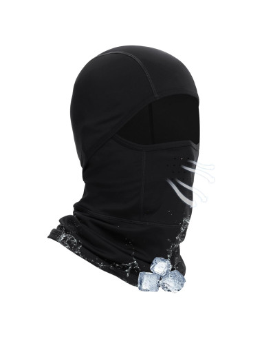 Baleaf Balaclava Máscara Facial Unisex Negra para Esquí y Motocicleta