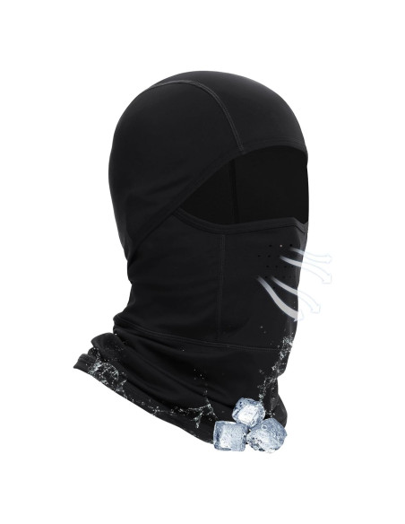 Baleaf Balaclava Máscara Facial Unisex Negra para Esquí y Motocicleta Baleaf Balaclava Máscara Facial Unisex Negra para Esquí y Motocicleta