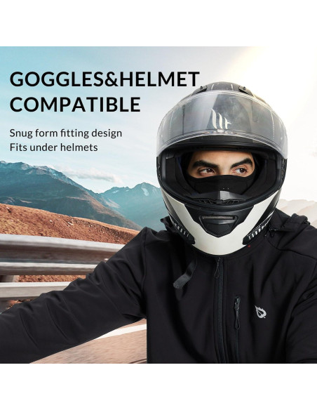 Baleaf Balaclava Máscara Facial Unisex Negra para Esquí y Motocicleta Baleaf Balaclava Máscara Facial Unisex Negra para Esquí y Motocicleta