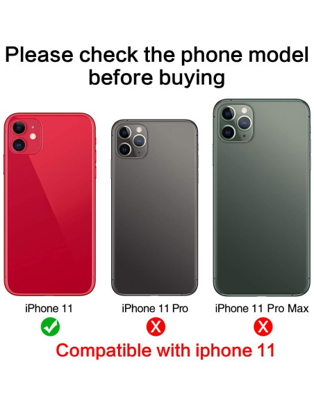 Reemplazo Cristal Lente Cámara Trasera iPhone 11 ASDAWN x2