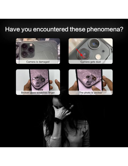 Reemplazo Cristal Lente Cámara Trasera iPhone 11 ASDAWN x2