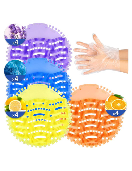 16 Pack Desodorante de Orinal Tenkaiwick con Guantes Desechables
