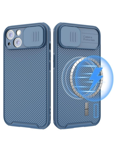 Funda Hitaoyou Magsafe para iPhone 14 6.1" Azul - Protección Cámara