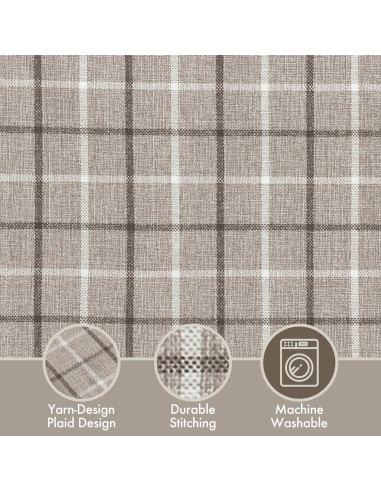 Cortina Aislante Térmico Madison Park Anaheim 50x63 cm Marrón