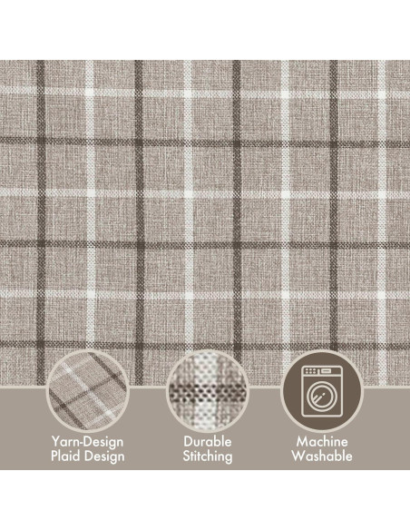 Cortina Aislante Térmico Madison Park Anaheim 50x63 cm Marrón