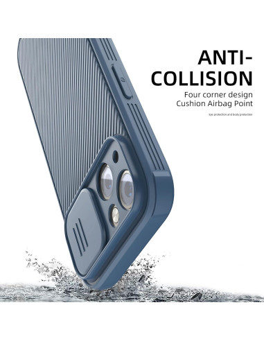 Funda Hitaoyou Magsafe para iPhone 14 6.1" Azul - Protección Cámara