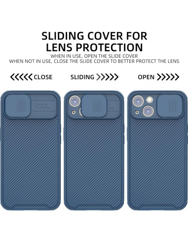 Funda Hitaoyou Magsafe para iPhone 14 6.1" Azul - Protección Cámara