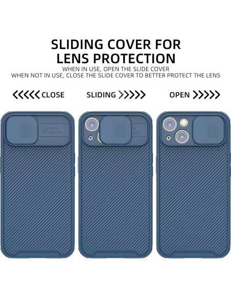 Funda Hitaoyou Magsafe para iPhone 14 6.1" Azul - Protección Cámara